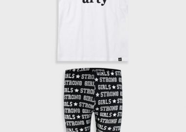 Σετ με τύπωμα για κορίτσι | ΜΑΥΡΟ - Energiers - 